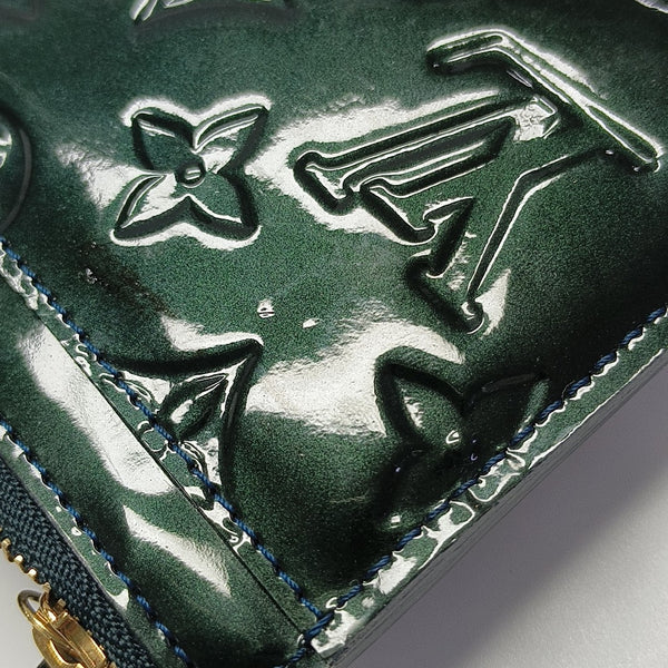 Patent Leather Coin Purse Green