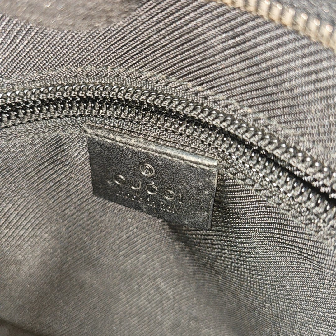 Fabric Shoulder Bag Black