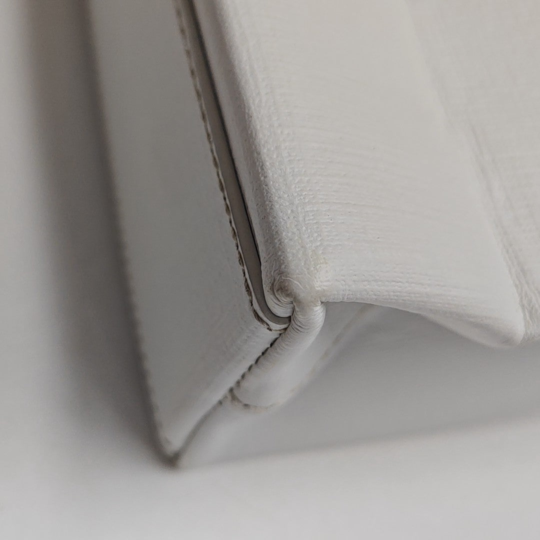 Shopping Bag Super Mini Calfskin White