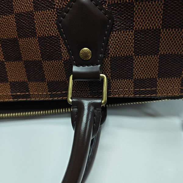 SPEEDY 30 Damier Ebene Coated Canvas Brown
