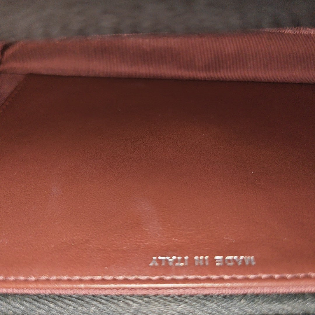 WOC Quilted Grained Calfskin Black