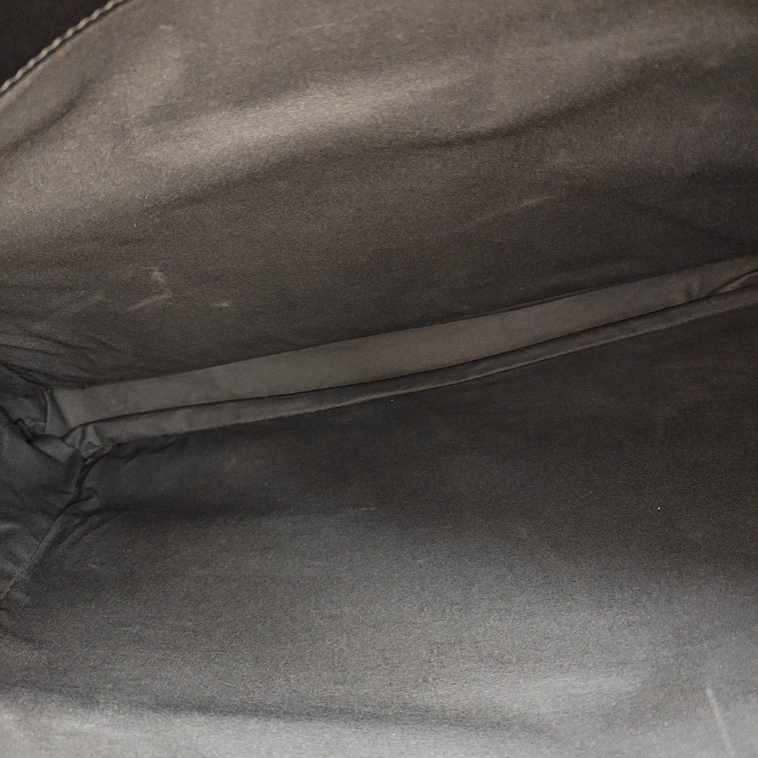 Calfskin Top Handle Bag Black