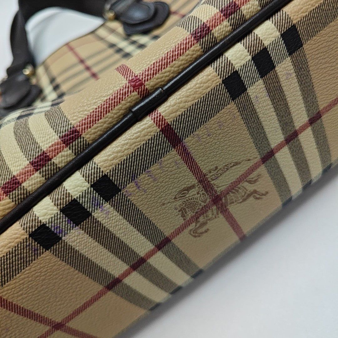 Coated Canvas Tote Bag Multicolor