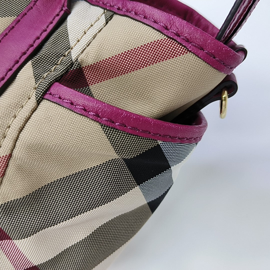 Canvas Shoulder Bag Beige