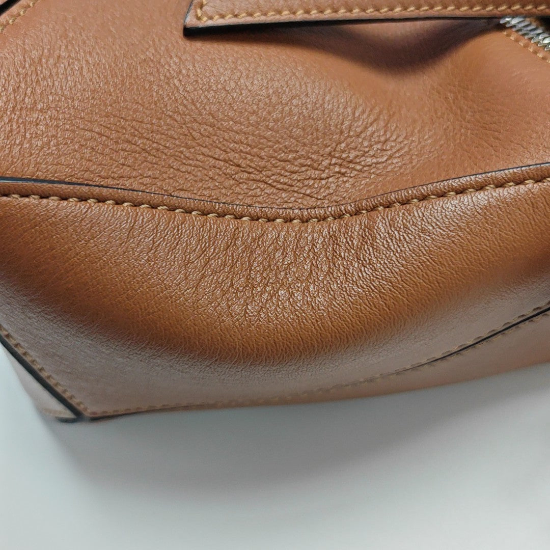 Puzzle Small Calfskin Brown