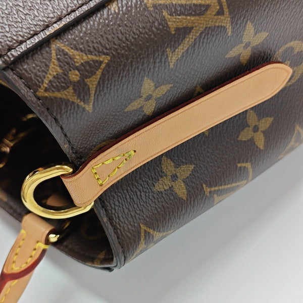 MONTAIGNE Monogram Coated Canvas Brown