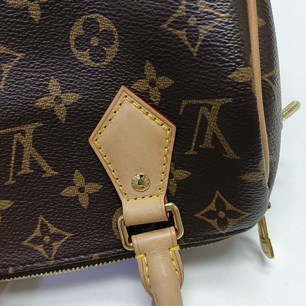 SPEEDY 20 Monogram Coated Canvas Brown