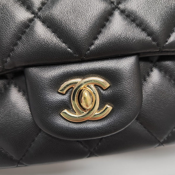 CLASSIC FLAP Mini Quilted Lambskin Black