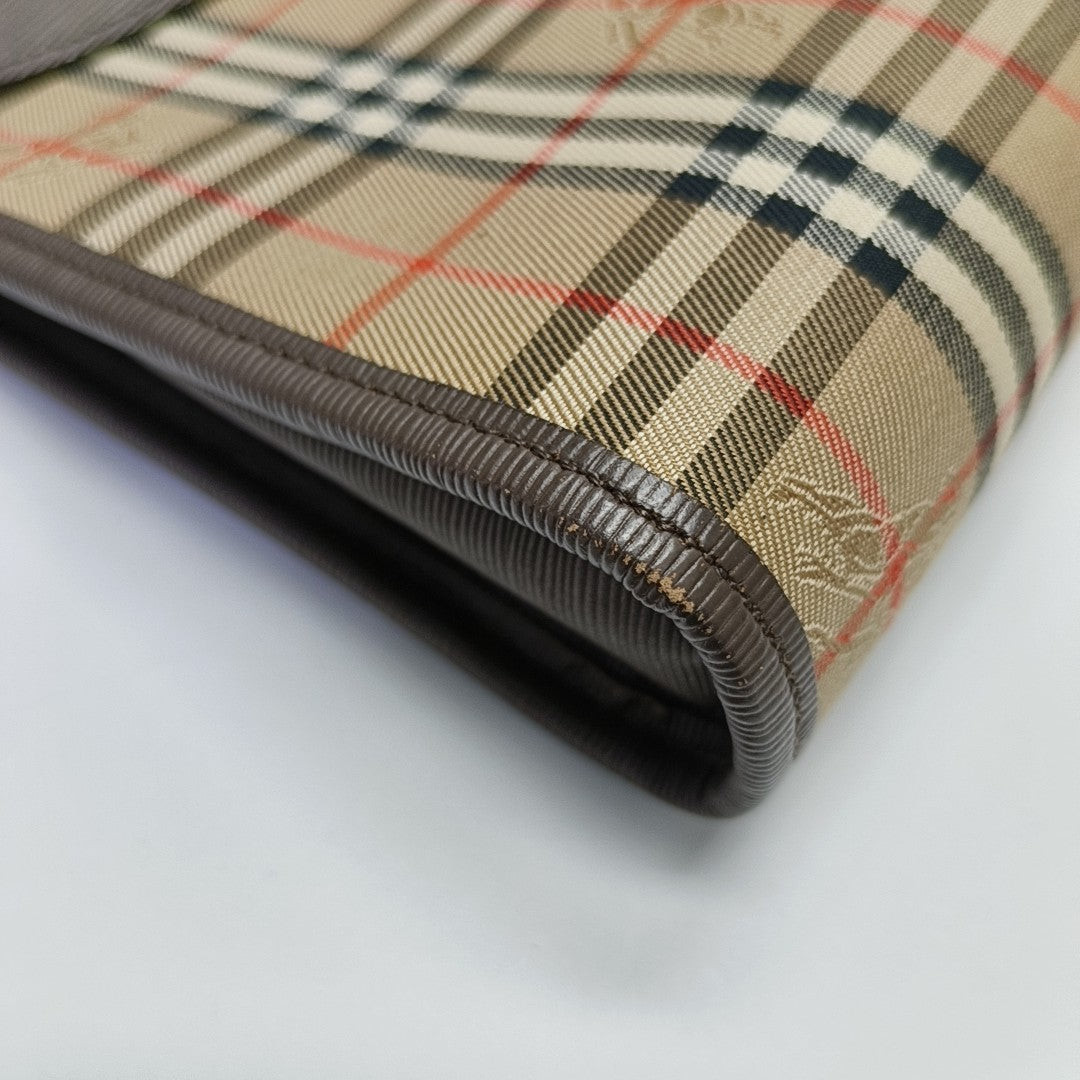 Canvas Clutch Beige