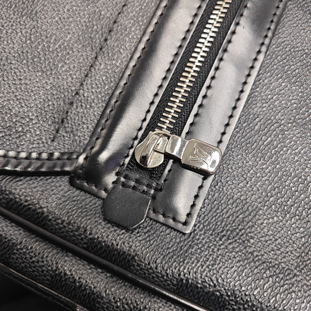 DANIEL Damier Graphite Coated Canvas Gray