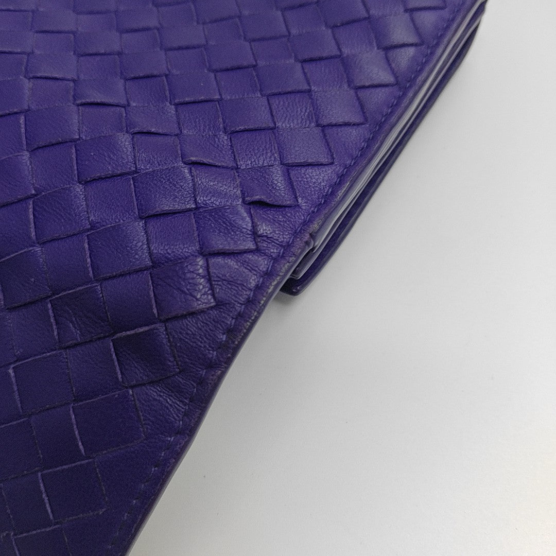 Lambskin Clutch Purple