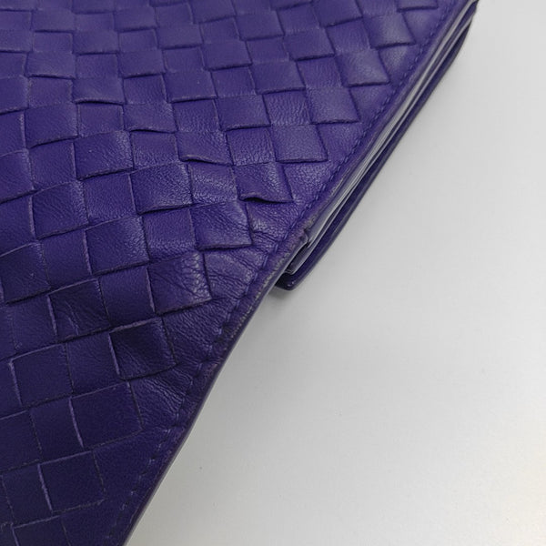 Lambskin Clutch Purple