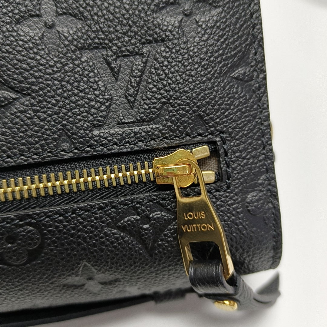 MÉTIS MM Monogram Calfskin Black
