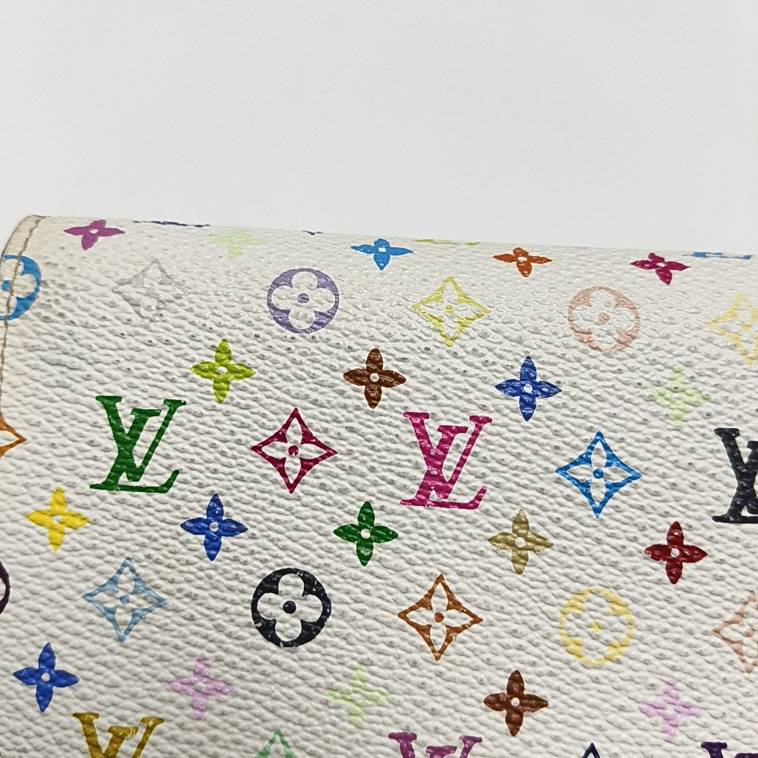 LV × TM KOALA Monogram Coated Canvas White Wallet
