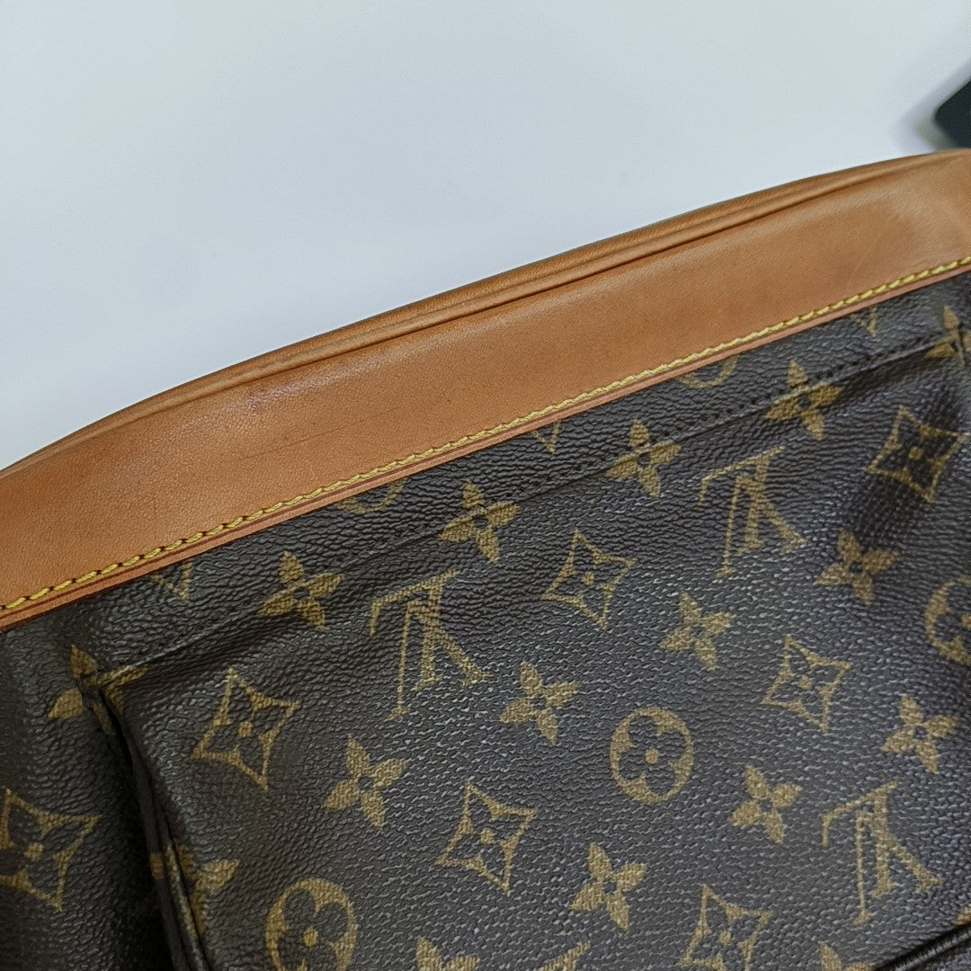 MONTSOURIS GM Monogram Coated Canvas Brown