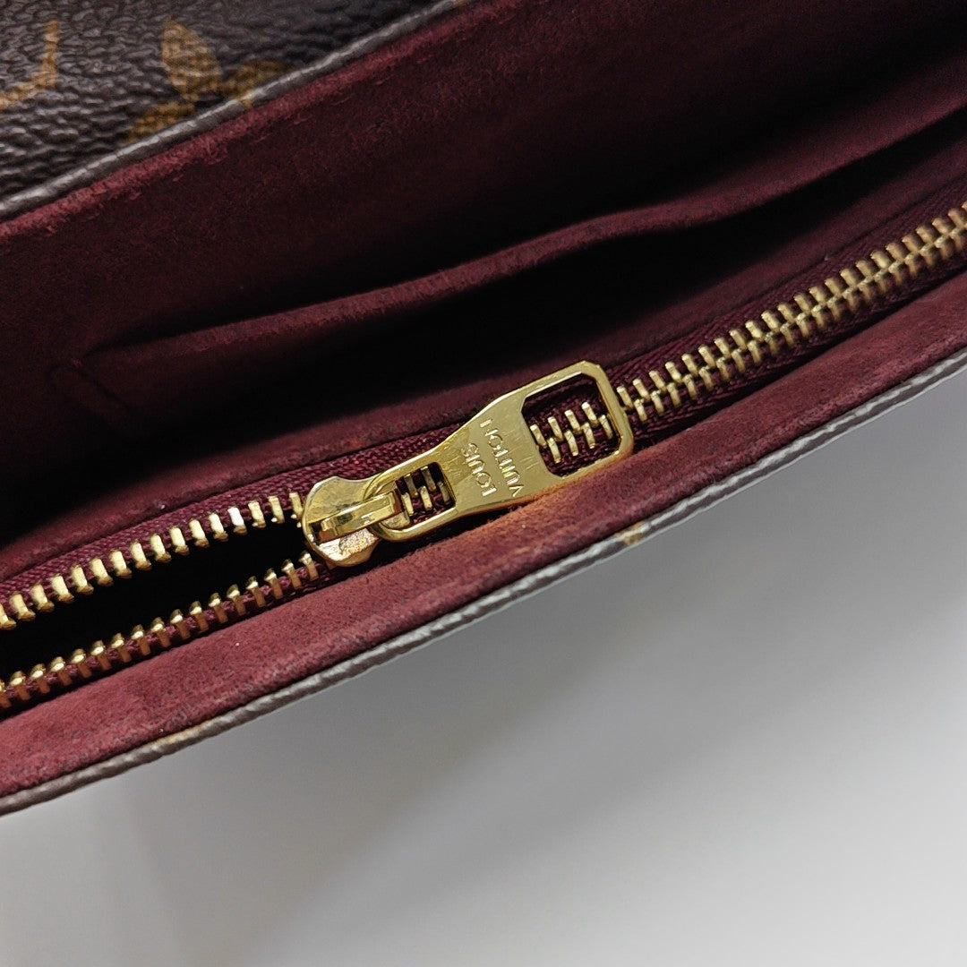 SAINT PLACIDE Monogram Coated Canvas Brown