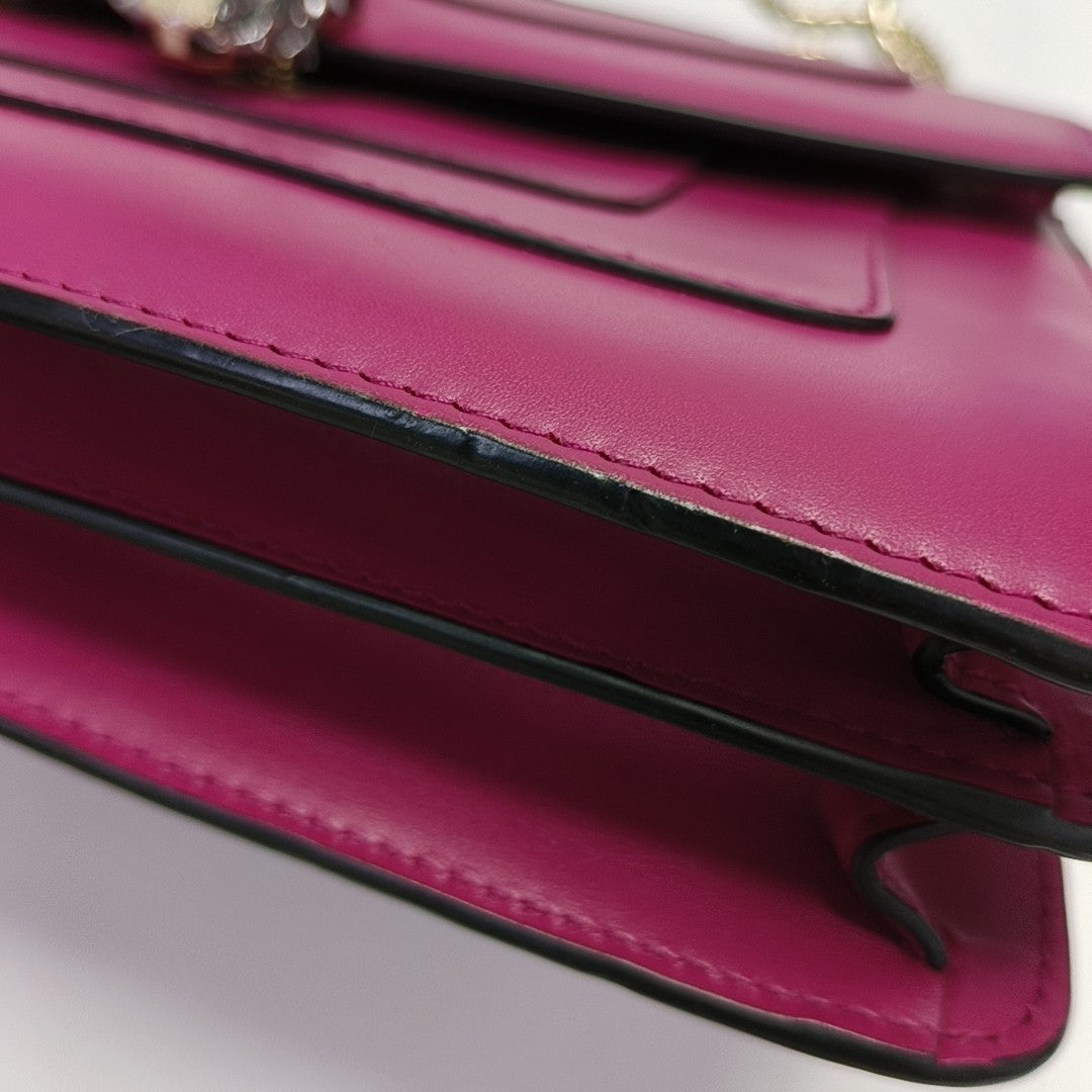 SERPENTI FOREVER Medium Calfskin Red