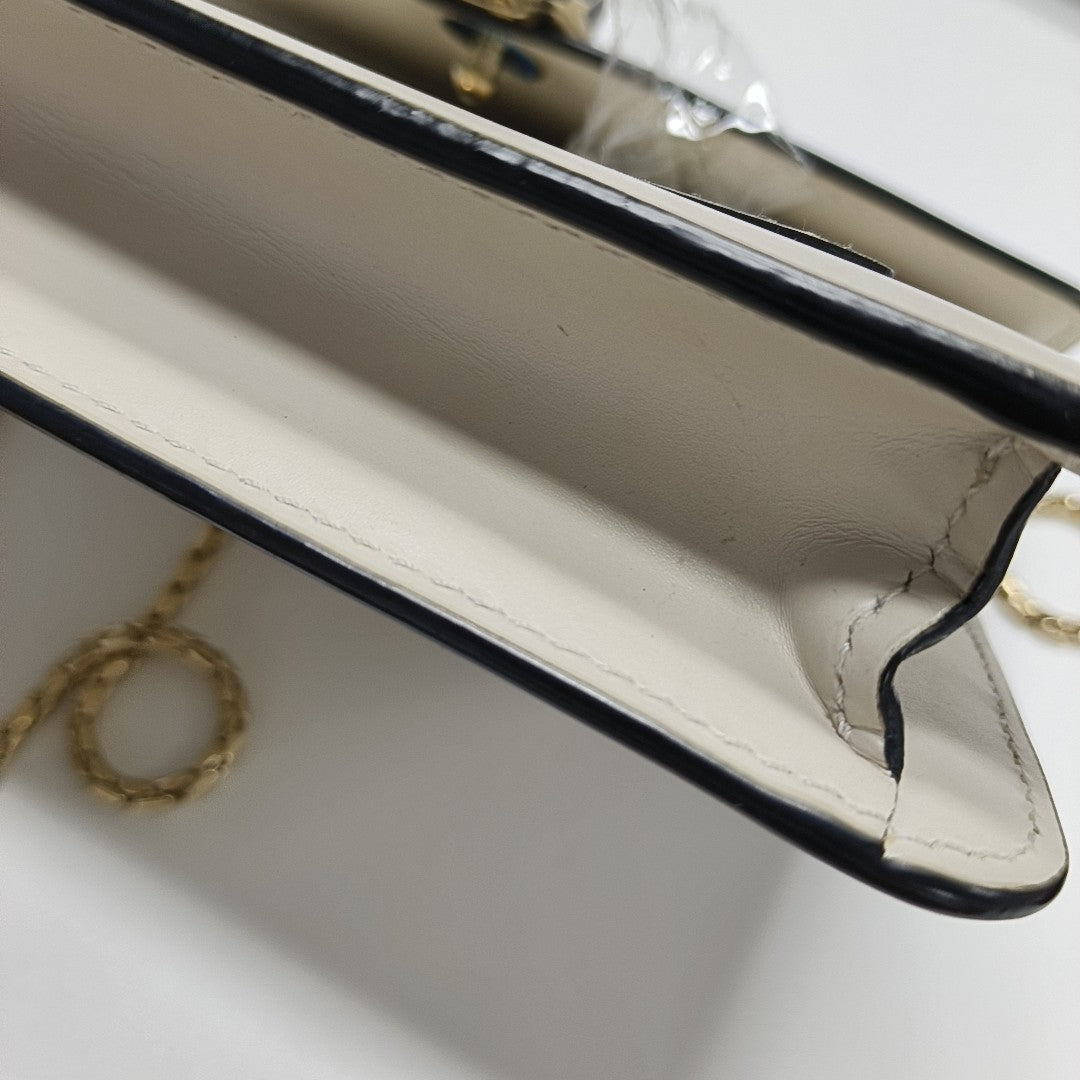 SERPENTI FOREVER Small Calfskin White