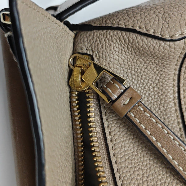 Puzzle Small Calfskin Beige