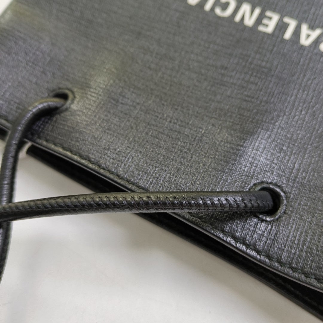 Shopping Bag Super Mini Calfskin Black