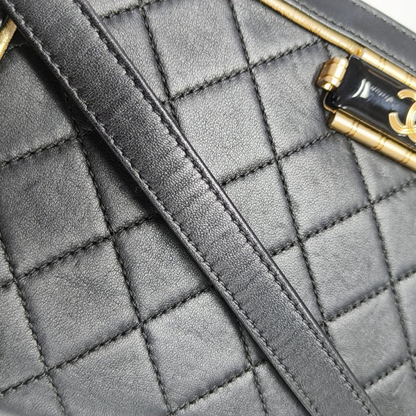 Quilted Lambskin Black
