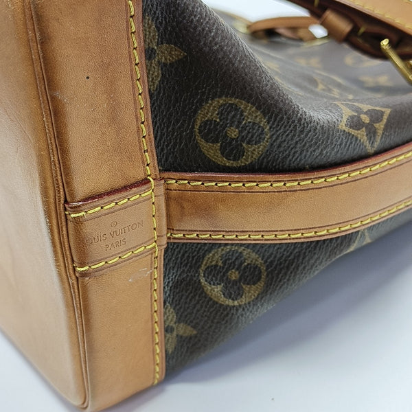 NOÉ BB Monogram Coated Canvas Brown