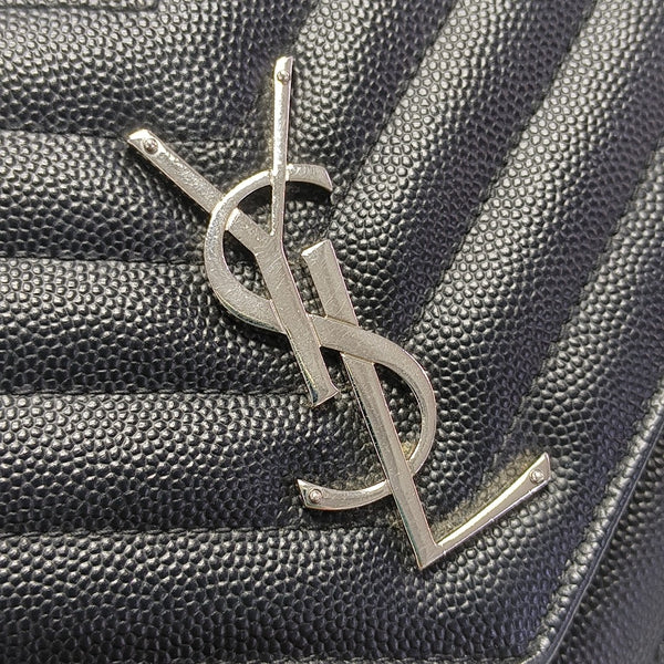 MONOGRAM Medium Chevron Calfskin Black