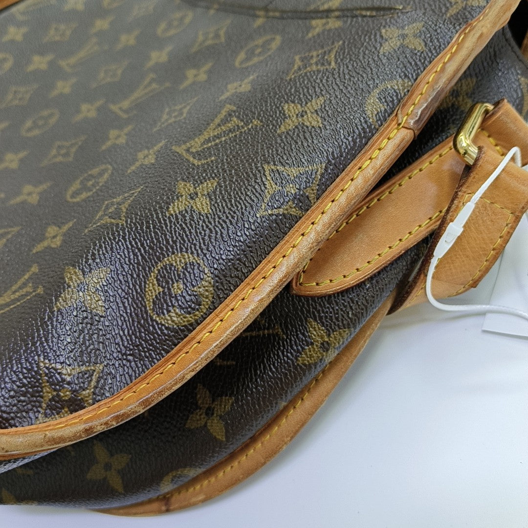 MENILMONTANT MM Monogram Coated Canvas Brown