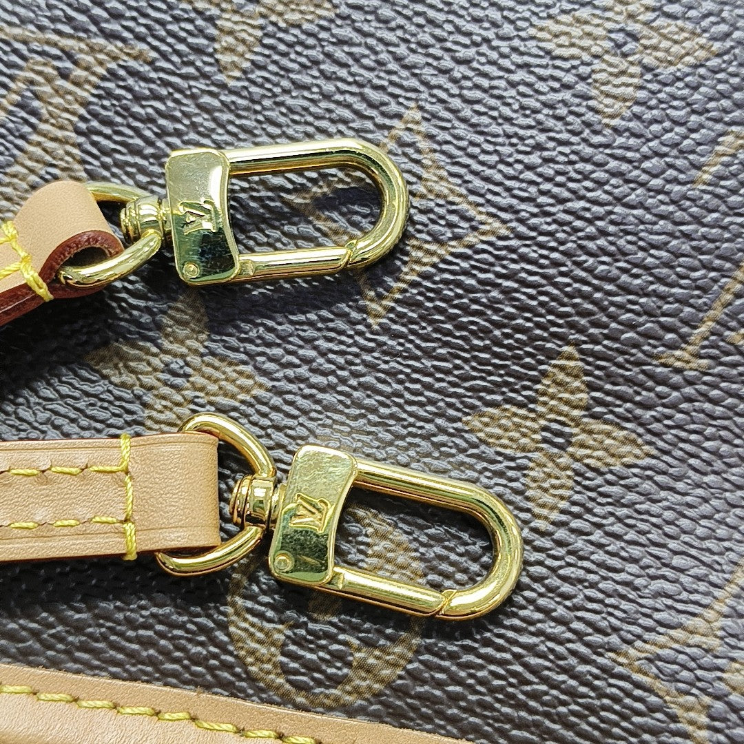 NOÉ Monogram Coated Canvas Brown