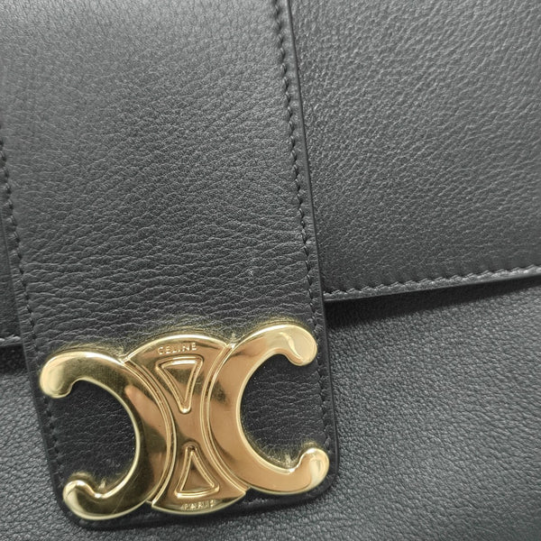 TEEN VICTOIRE Medium Calfskin Black