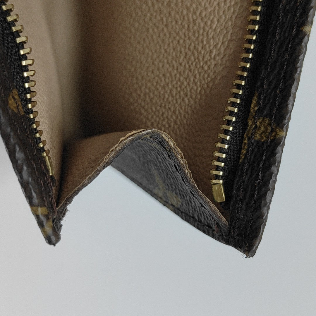 BUCKET Monogram Coated Canvas Brown