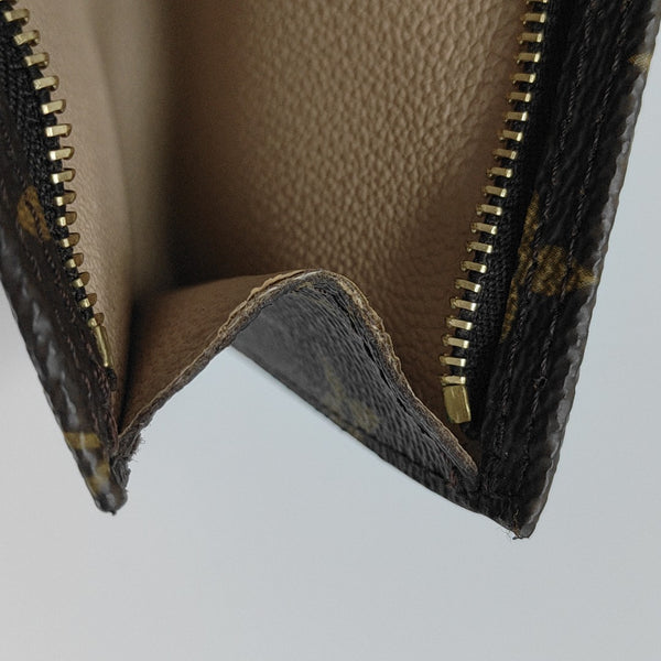 BUCKET Monogram Coated Canvas Brown