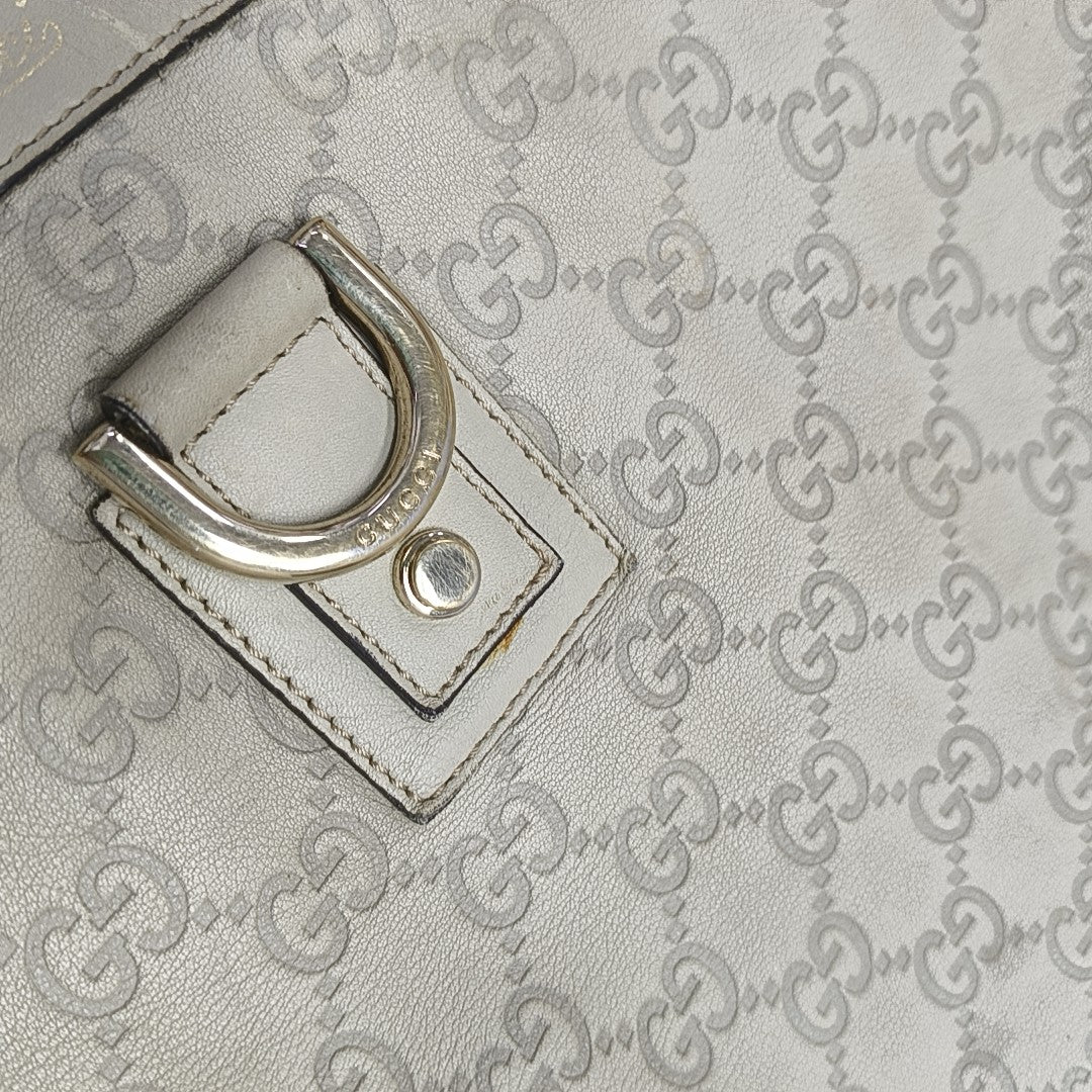 Monogram Calfskin Tote Bag Beige