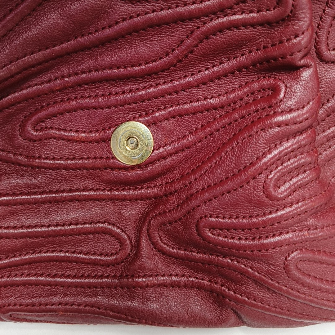 CHANDRA Calfskin Red