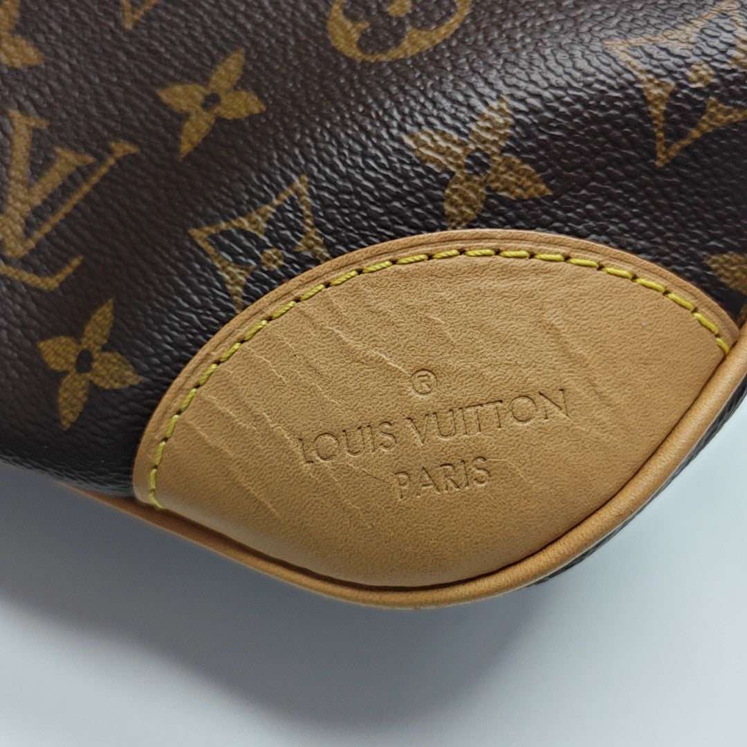 BOULOGNE Monogram Coated Canvas Brown