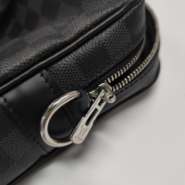 PORTE-DOCUMENTS PM Damier Graphite Coated Canvas Black
