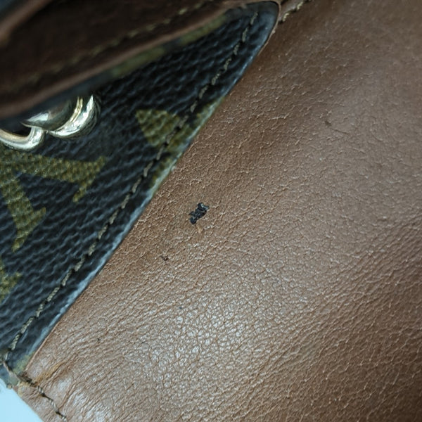 DAME Monogram Coated Canvas Brown