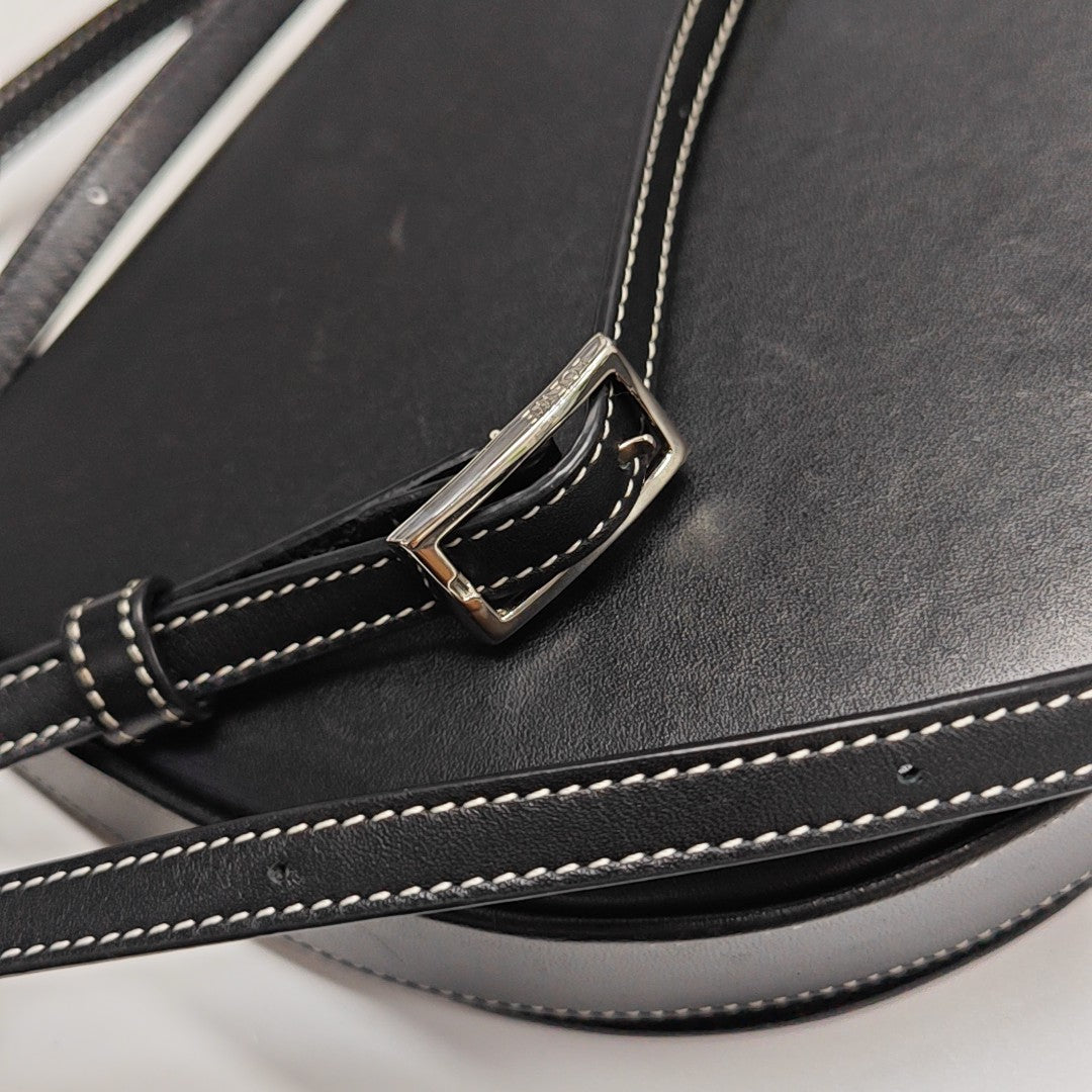 Heel Calfskin Black
