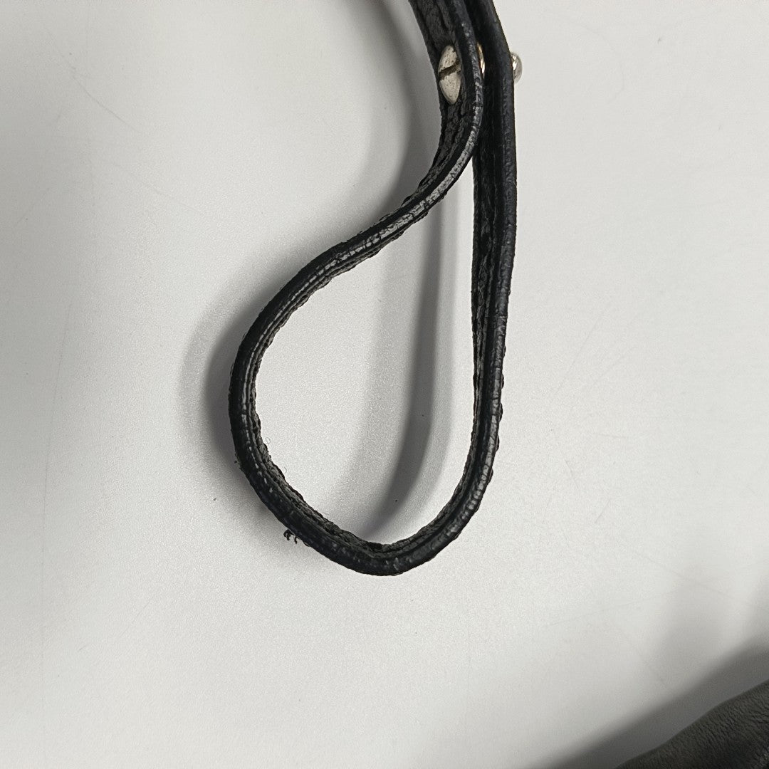 Calfskin Shoulder Bag Black