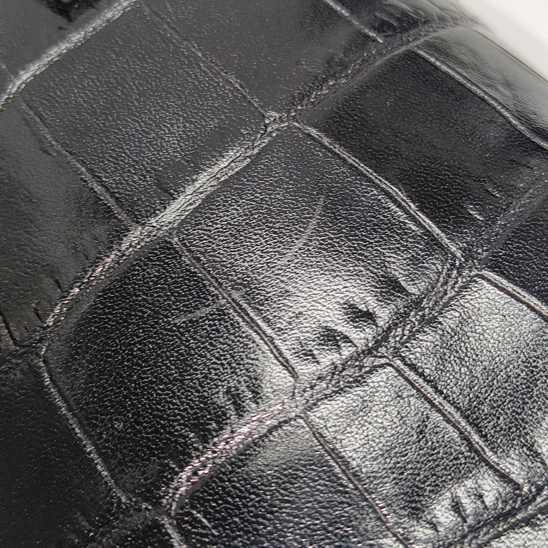 Calfskin Shoulder Bag Black