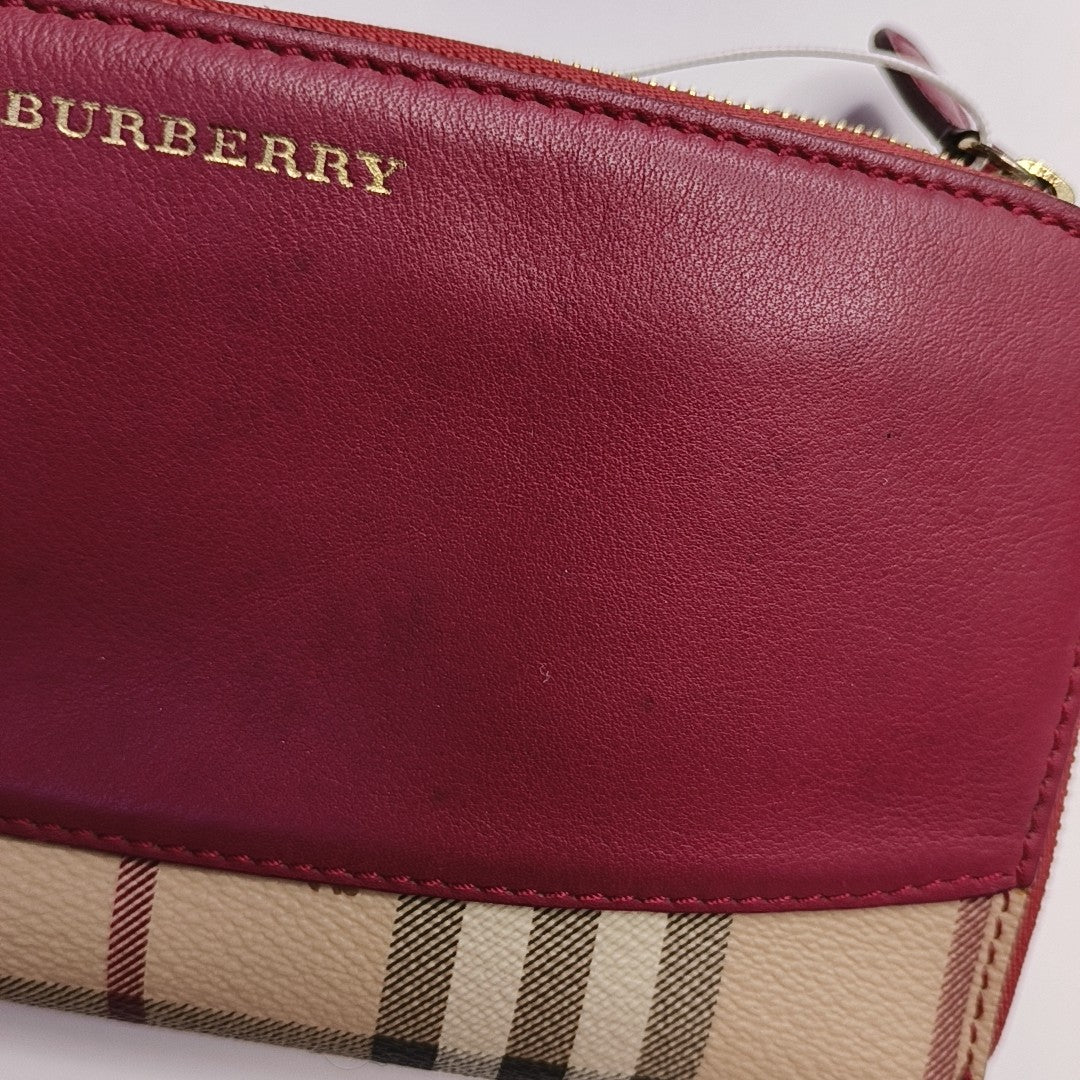 Coated Canvas Wallet Pink