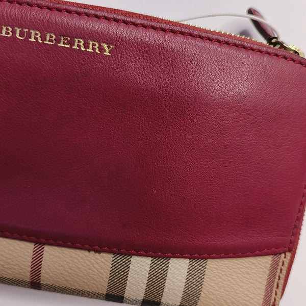 Coated Canvas Wallet Pink