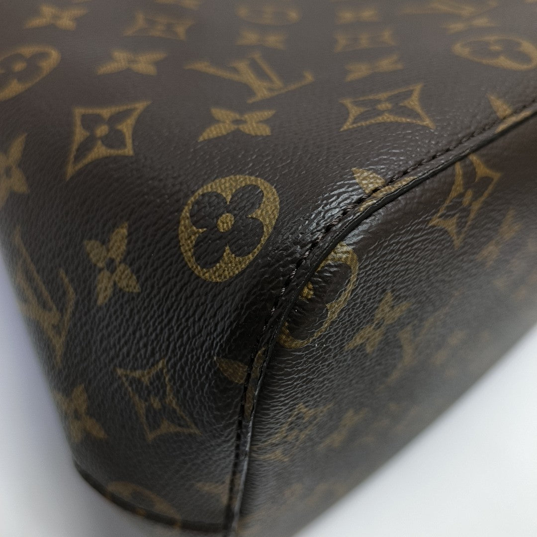 NÉONOÉ MM Monogram Coated Canvas Brown