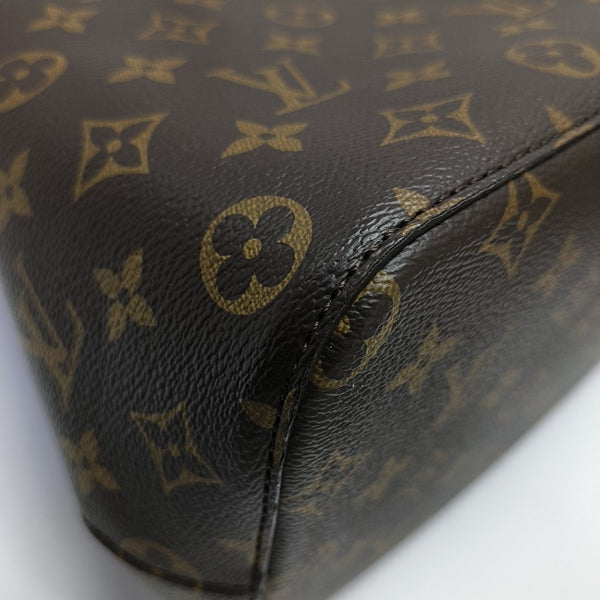 NÉONOÉ MM Monogram Coated Canvas Brown