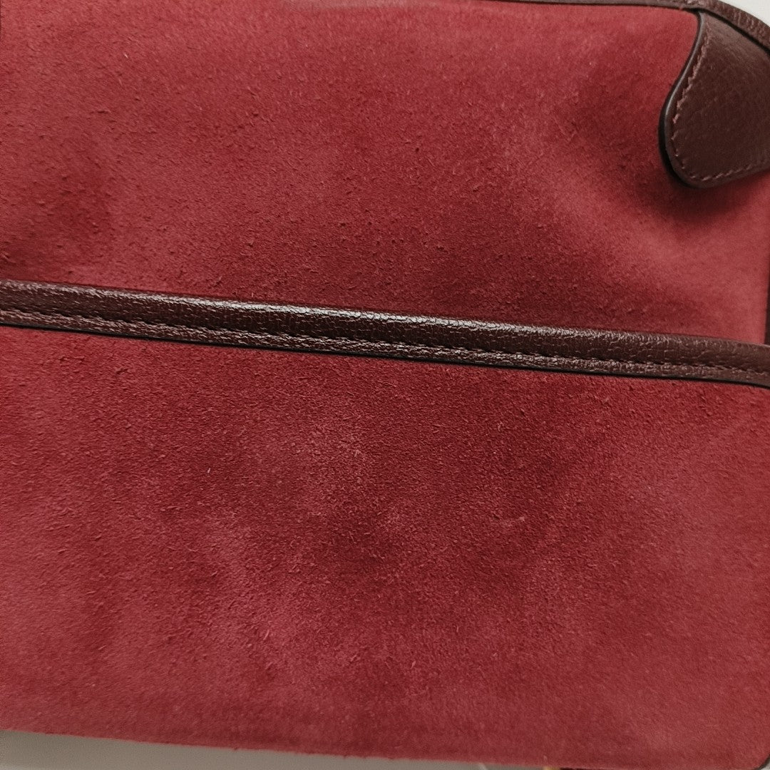 Neo Vintage Small Suede Red