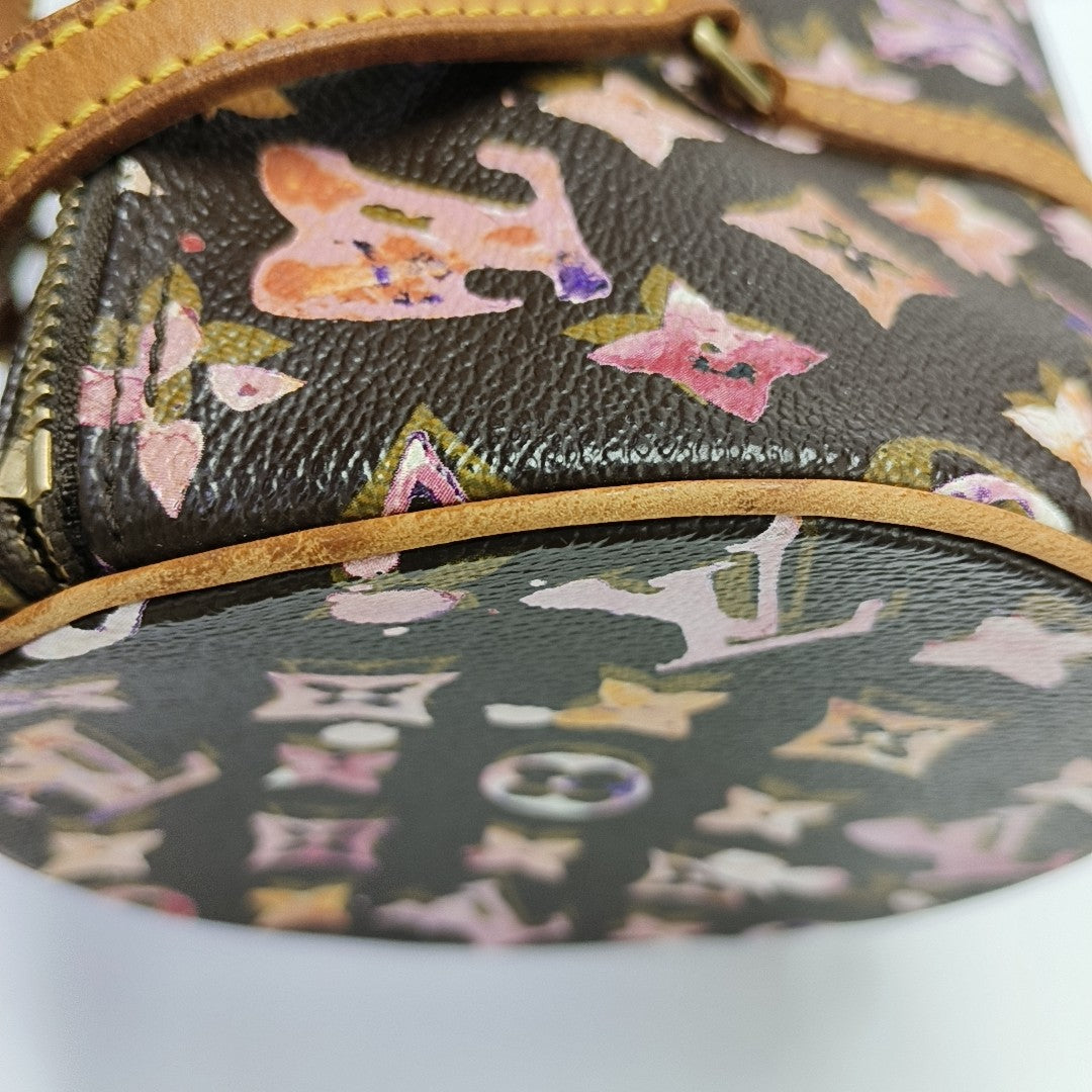 PAPILLON 30 Monogram Coated Canvas Brown