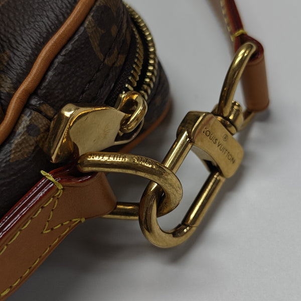 VINTAGE TROCADERO 27 Monogram Coated Canvas Brown