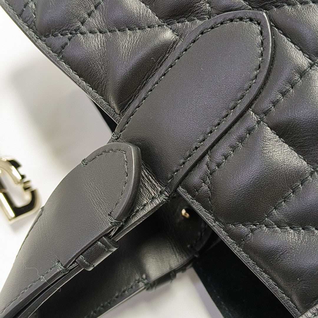 Toujours Medium Cannage Calfskin Black