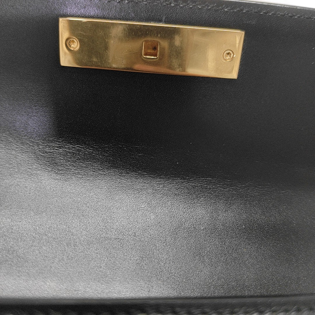 MANHATTAN Mini Calfskin Black