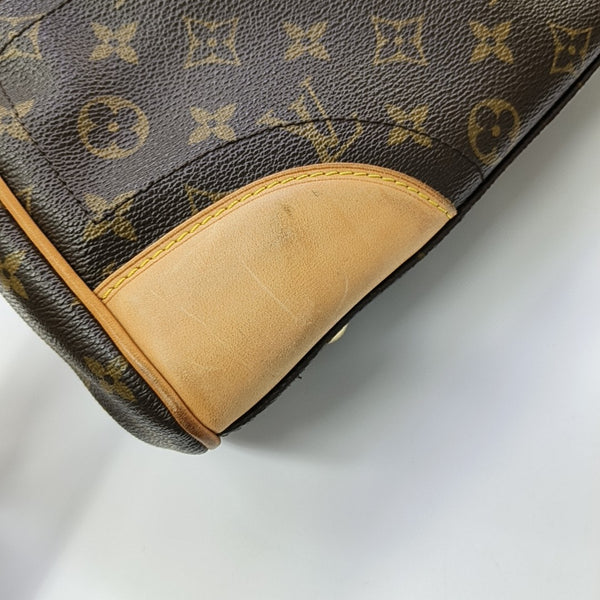 BEVERLY MM Monogram Coated Canvas Brown